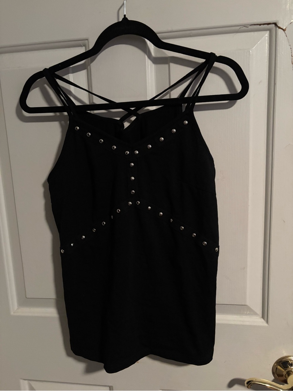 Unbranded Black Studded Tank Top